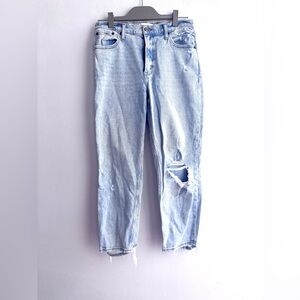 Abercrombie & Fitch Light Denim High Rise Jeans